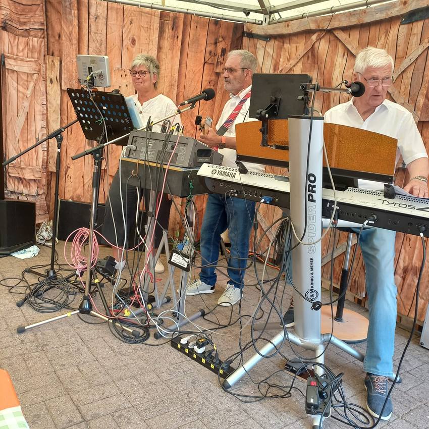 Duo-Kristall plus im Festzelt